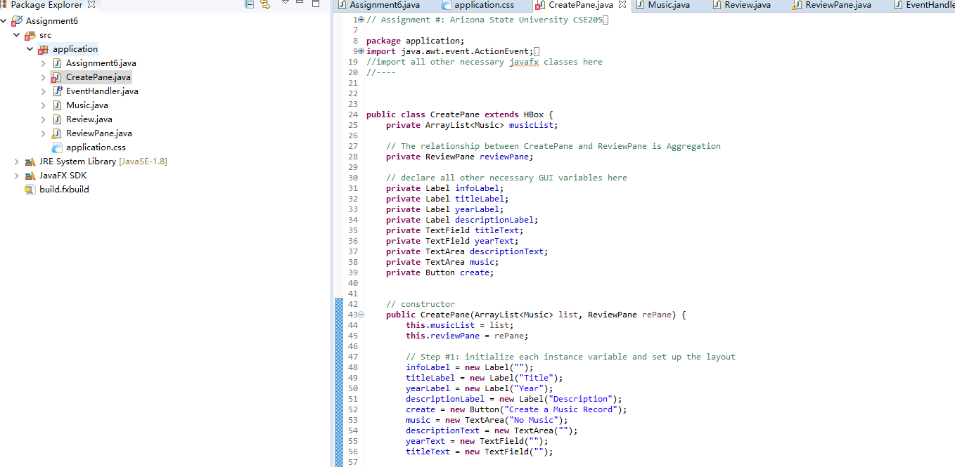 Making Mosic With Java Assignment6.java (No need to modify) Music.java (No | Chegg.com