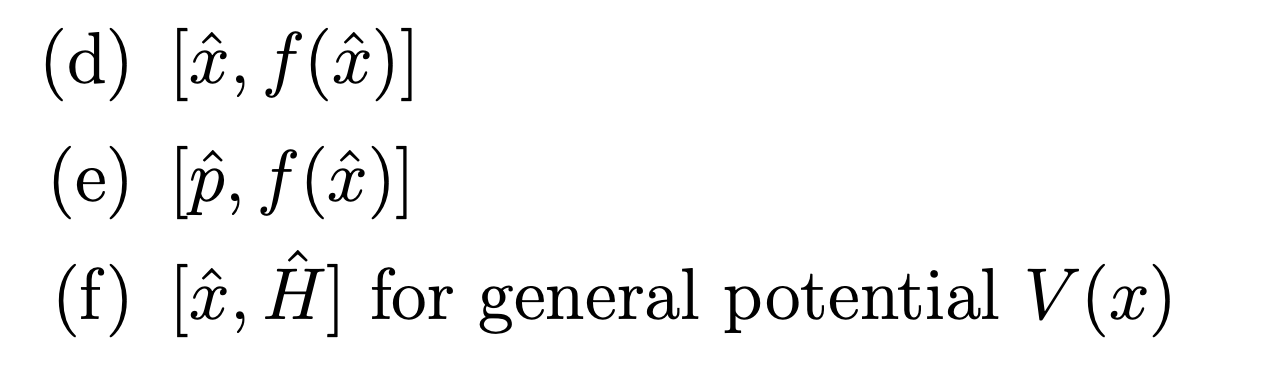 Solved Calculate The Following Commutators Recall That [A, | Chegg.com