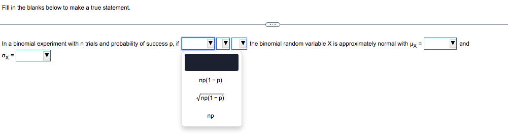 Solved Fill in the blanks below to make a true statement.In | Chegg.com