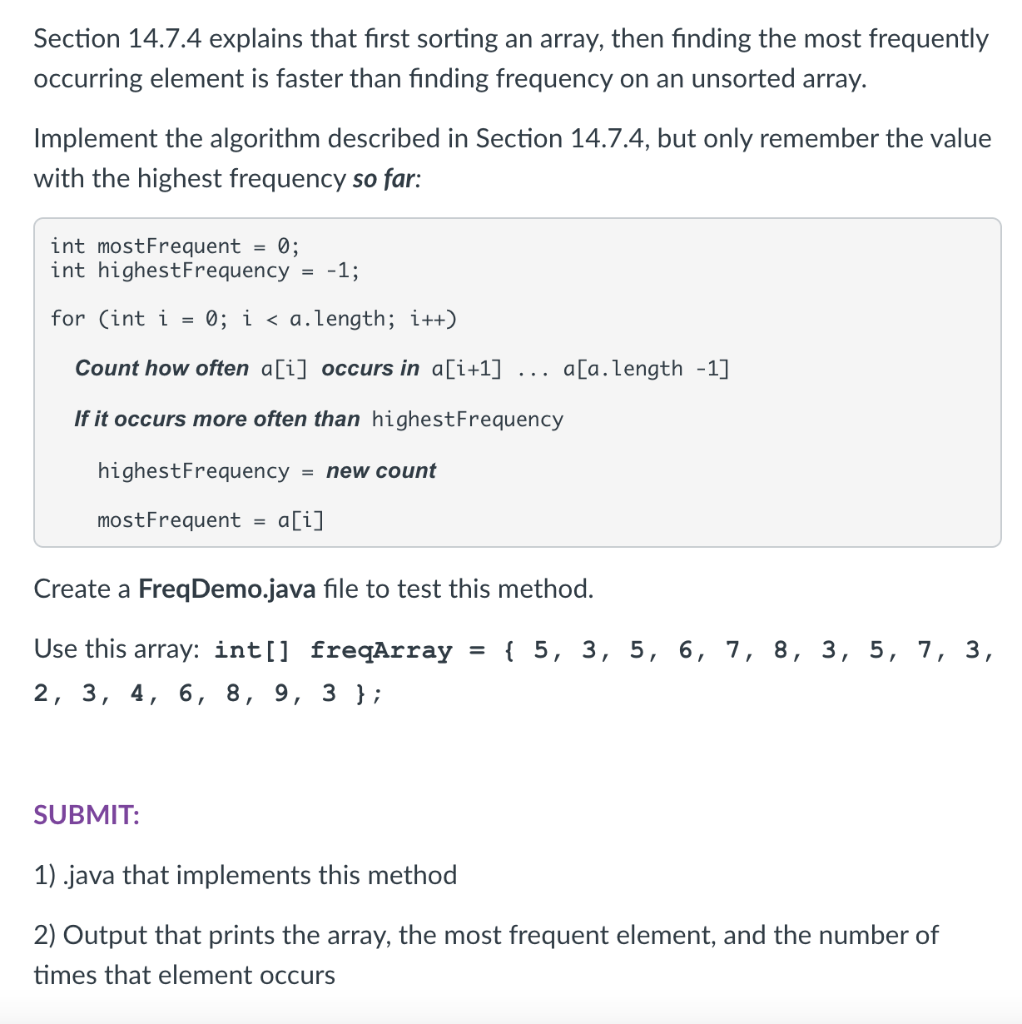 14.7.4 Logarithmic Iime An algorithm that cuts the | Chegg.com
