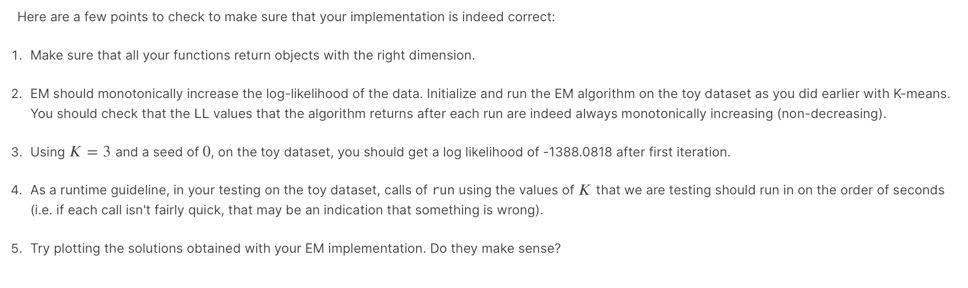 Solved Recall the Gaussian mixture model presented in class: | Chegg.com