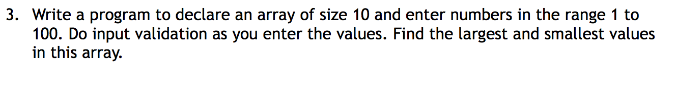 Solved 2. Write a program to display an array of size 5 in | Chegg.com
