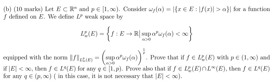 Solved B 10 Marks Let E Cr And Pe 1 00 Consider W Chegg Com