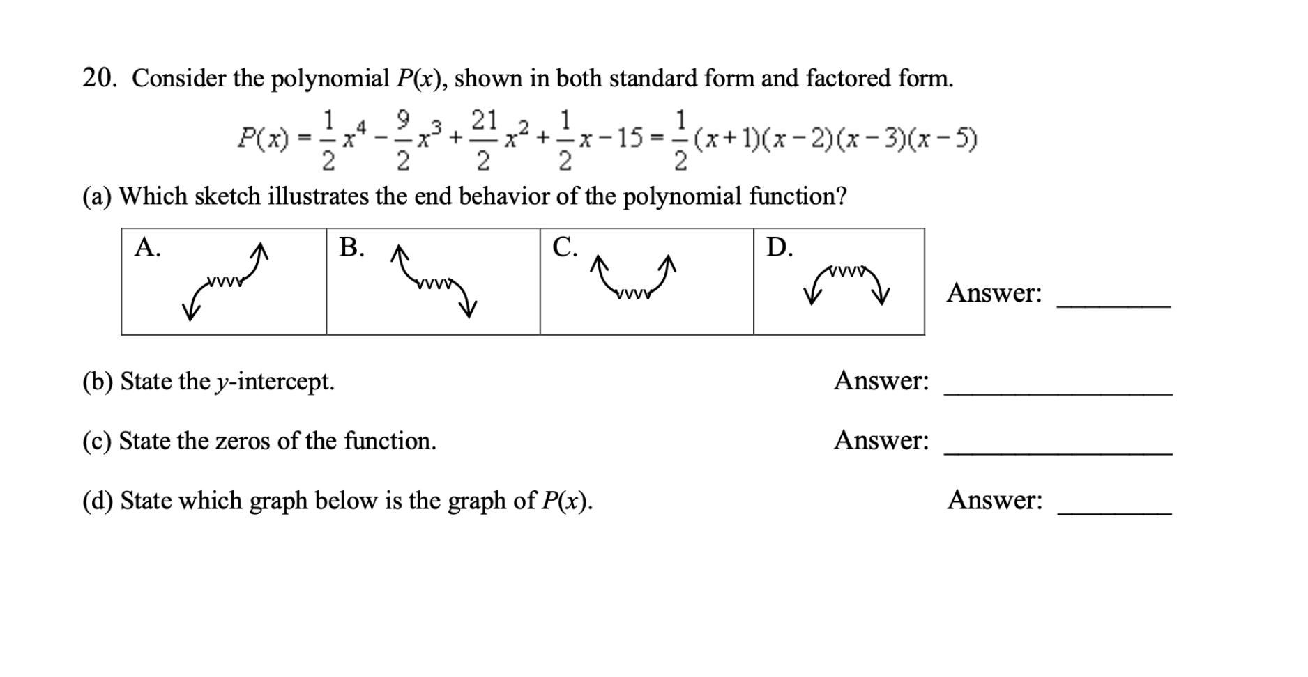 Consider The Polynomial P x shown In Both Standard Chegg consider-the-polynomial-p-x-shown-in-both-standard-chegg