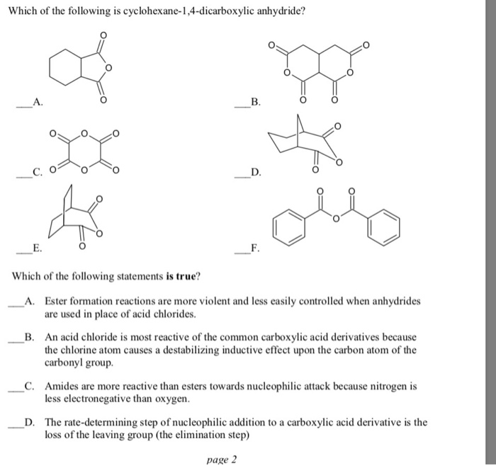 Solved Which of the following is