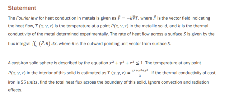 Solved Statement The Fourier Law For Heat Conduction In | Chegg.com