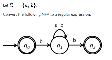 Solved Let S = {a, B} Convert The Following NFA To A Regular | Chegg.com