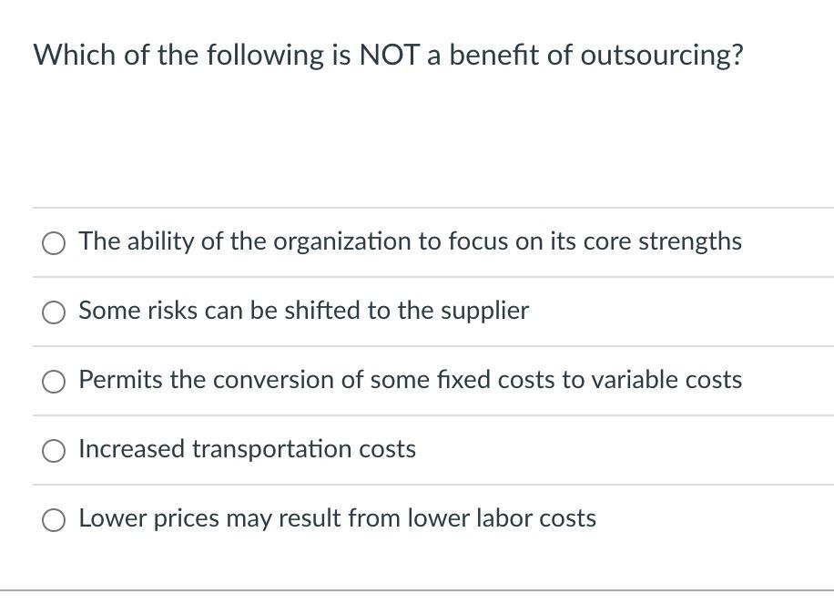 solved-which-of-the-following-is-not-a-benefit-of-chegg