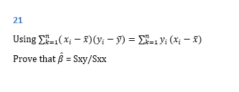 Solved 21 Using ZK1(X; - 7)); - y) = {k=1 Yi (X; - ) Prove | Chegg.com