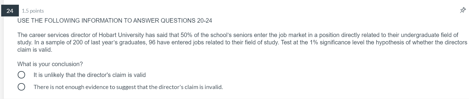 Solved 26 1.5 points USE THE FOLLOWING INFORMATION TO ANSWER | Chegg.com
