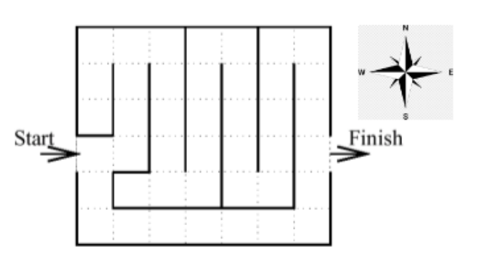 Solved Problem statement Given the below maze | Chegg.com
