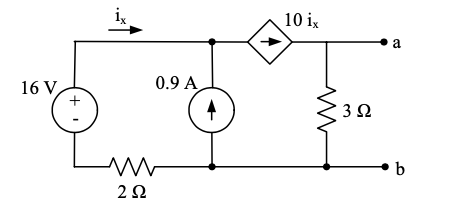 Solved Find the Thévenin equivalent circuit with respect to | Chegg.com