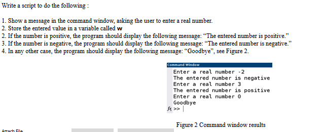 Solved Write a script to do the following: 1. Show a message | Chegg.com