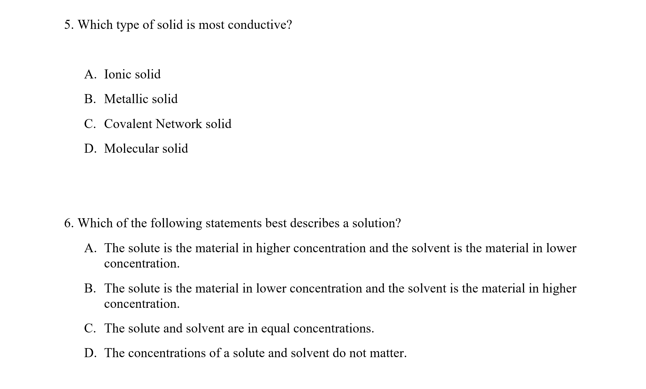 Solved 10. What is the molality of a solution comprised of | Chegg.com