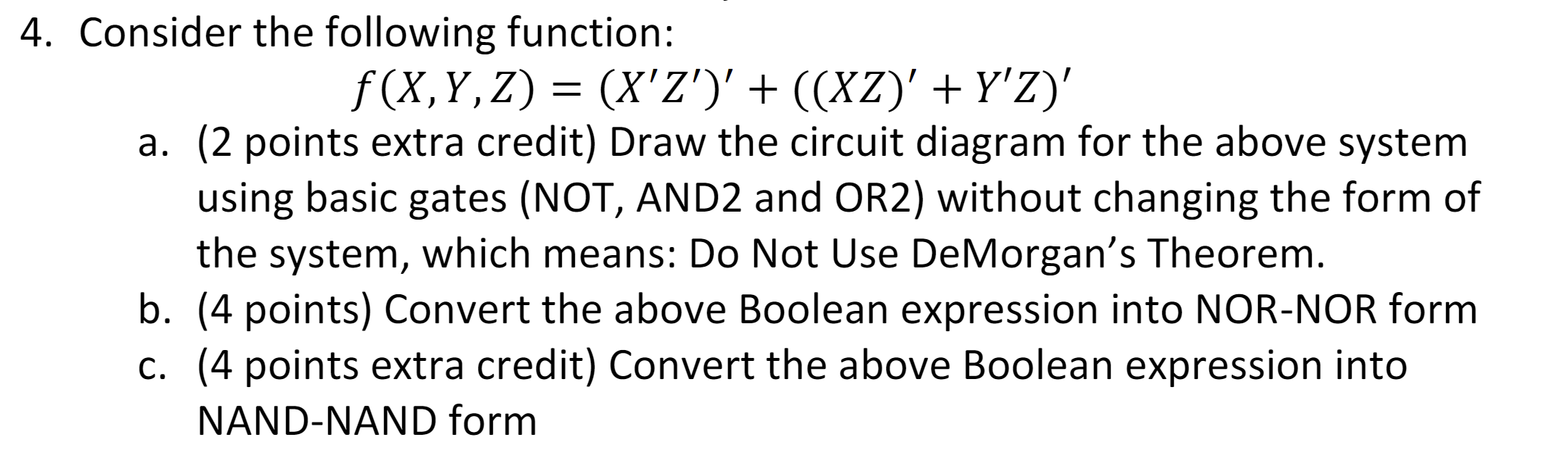Solved Consider the following function: | Chegg.com