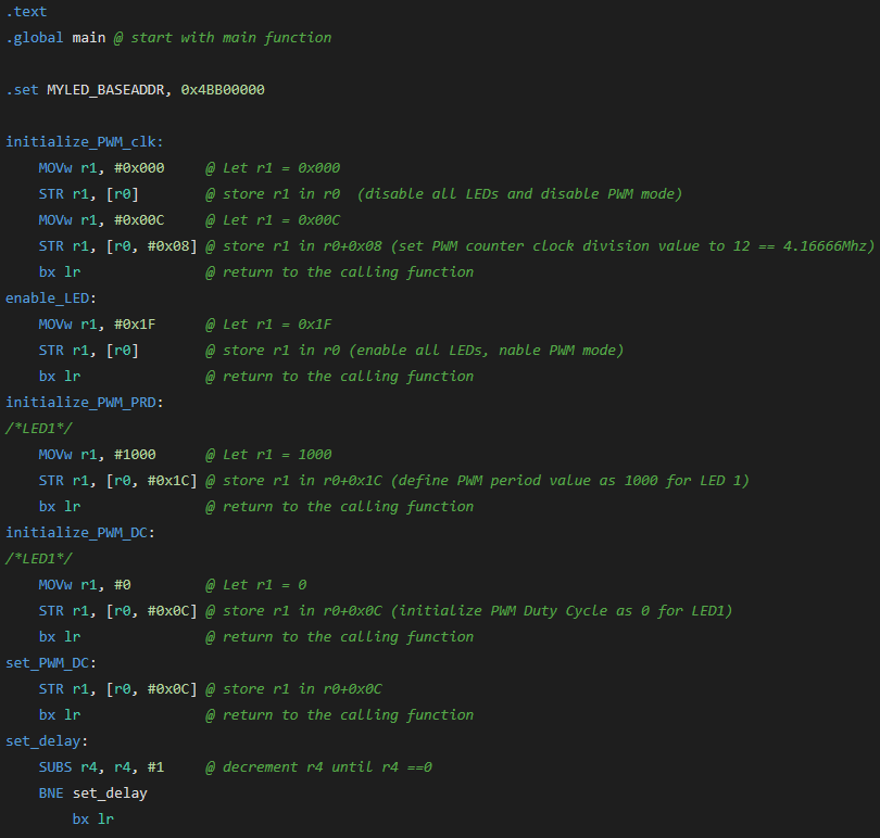 Here are two sets of ARM Assembly code which gives Chegg