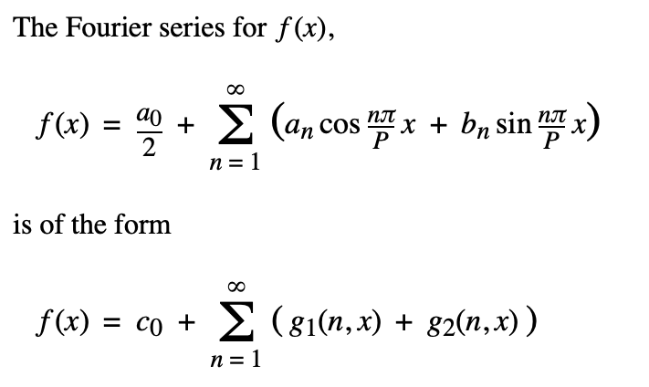 Solved Expand the following function in a cosine | Chegg.com