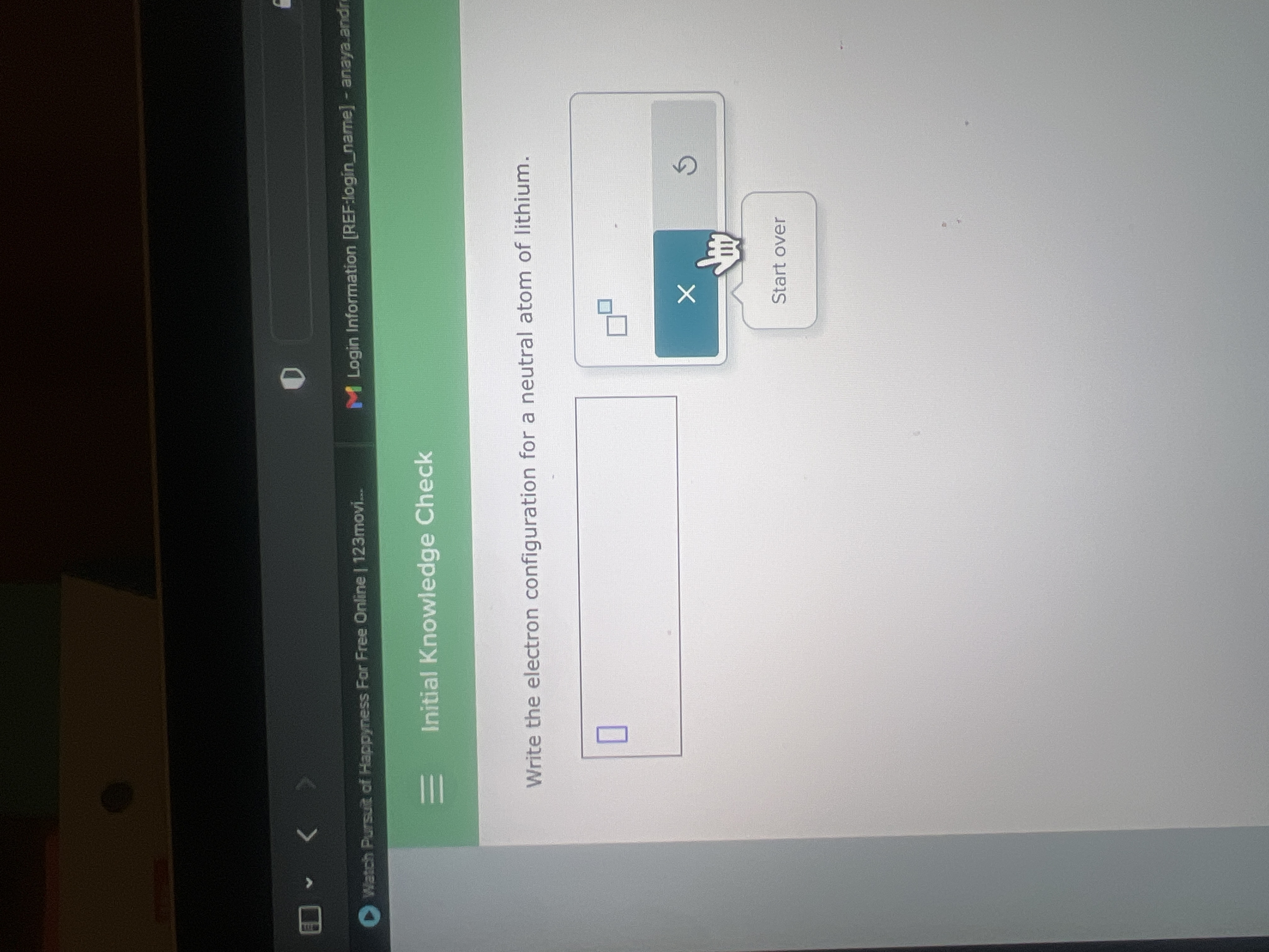 Solved Write the electron configuration for a neutral atom | Chegg.com