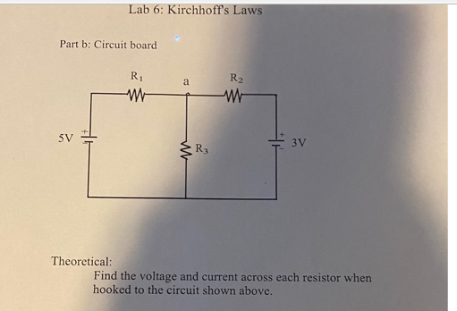 Solved PLEASE SOLVE FOR VOLTAGE AND CURRENT ACROSS EACH | Chegg.com
