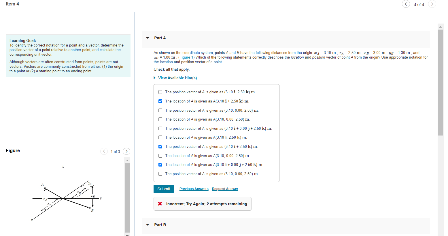 Solved Item 4 4 of 4 Part A Learning Goal: To identify the | Chegg.com