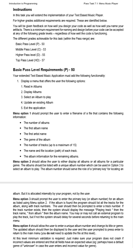 *RUBY PROGRAMMING* Make sure that your task has the | Chegg.com