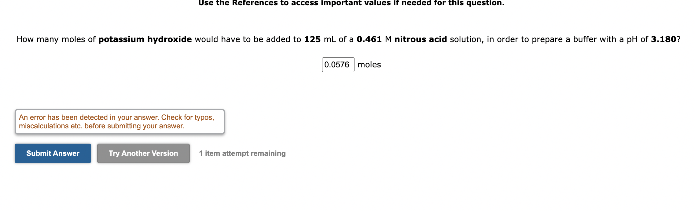 Solved The answer typed into the box is the answer I was | Chegg.com
