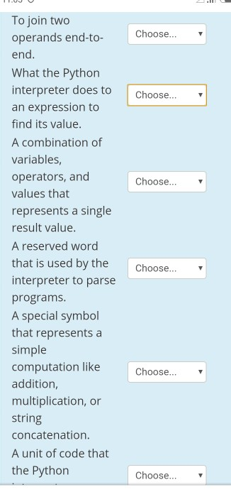 Solved Choose... Choose... 