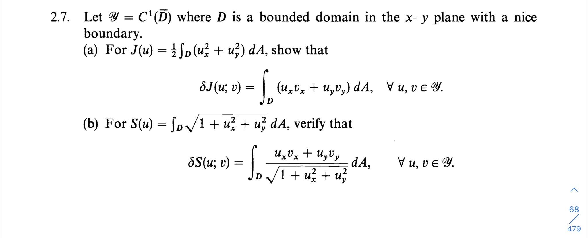 Solved 2.7. Let Y = C'(ū) where D is a bounded domain in the | Chegg.com