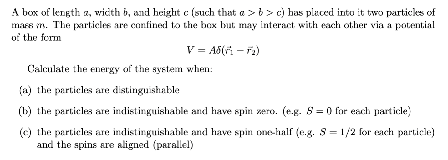 Solved A A Box Of Length A, Width B, And Height C (such That | Chegg.com