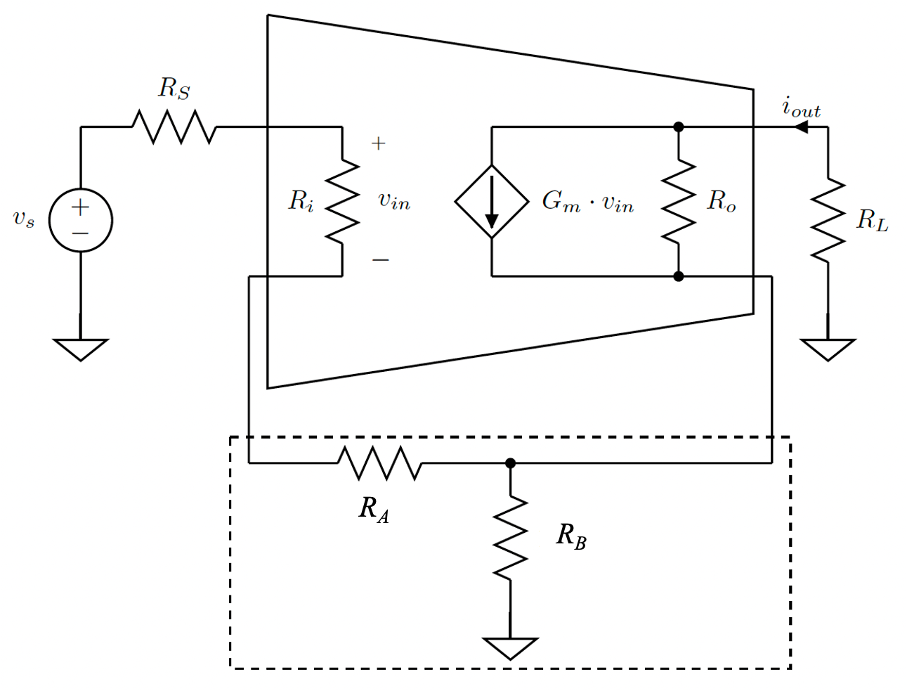 Solved A feedback amplifier employing seriesseries feedback
