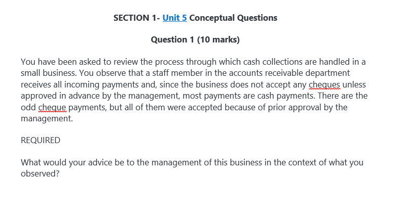 You have been asked to review the process through | Chegg.com