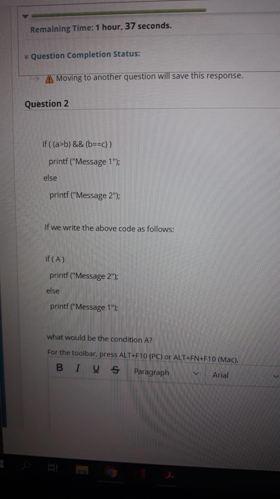 Solved Remaining Time: 1 hour, 37 seconds. * Question | Chegg.com