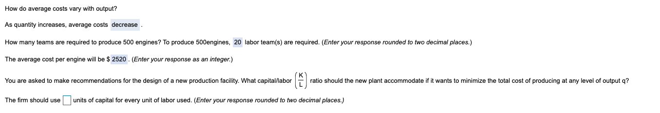 Solved You manage a plant that mass-produces engines by | Chegg.com