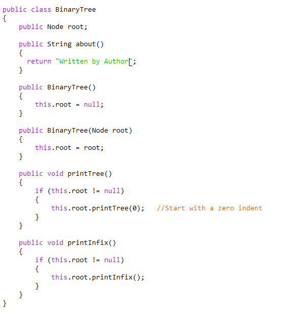 public class BinaryTree { public Node root; public | Chegg.com
