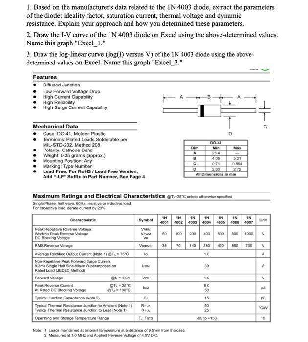 Solved 1. Based on the manufacturer's data related to the IN | Chegg.com