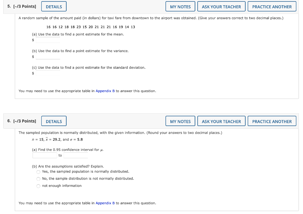 Solved 5. [-13 Points] DETAILS MY NOTES ASK YOUR TEACHER | Chegg.com