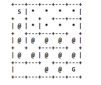 USING C++ 1) Write a maze solving program, with the | Chegg.com
