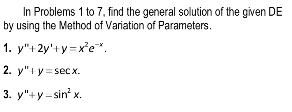 Solved Can you please solve the three questions below step | Chegg.com