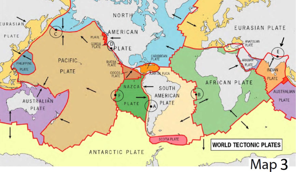 Solved Activity 3 Plate Boundary Instructions Use Map 3 Chegg Com   PhpSgbnoR