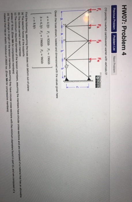 Solved HW07: Problem 4 | Chegg.com