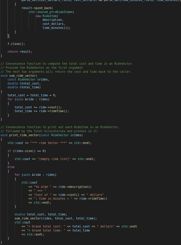 Solved // maxtime.hh 2 3 4 5 // Compute the set of rides | Chegg.com