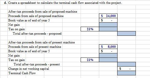 h. Create a spreadsheet to prepare a depreciation | Chegg.com