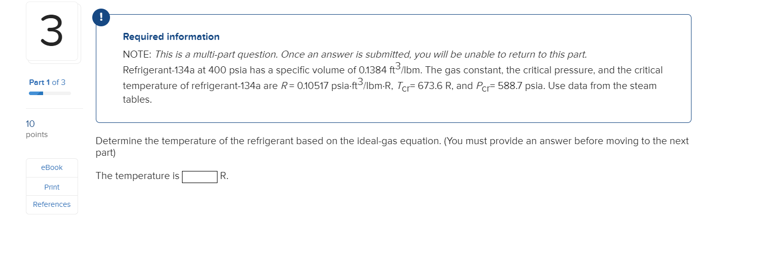Solved Required information NOTE: This is a multi-part | Chegg.com