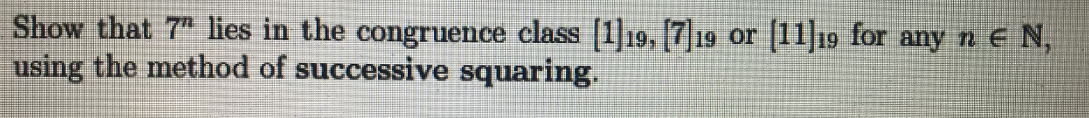 Solved Show that 7