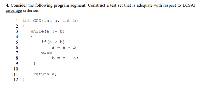 Solved 4. Consider the following program segment. Construct | Chegg.com