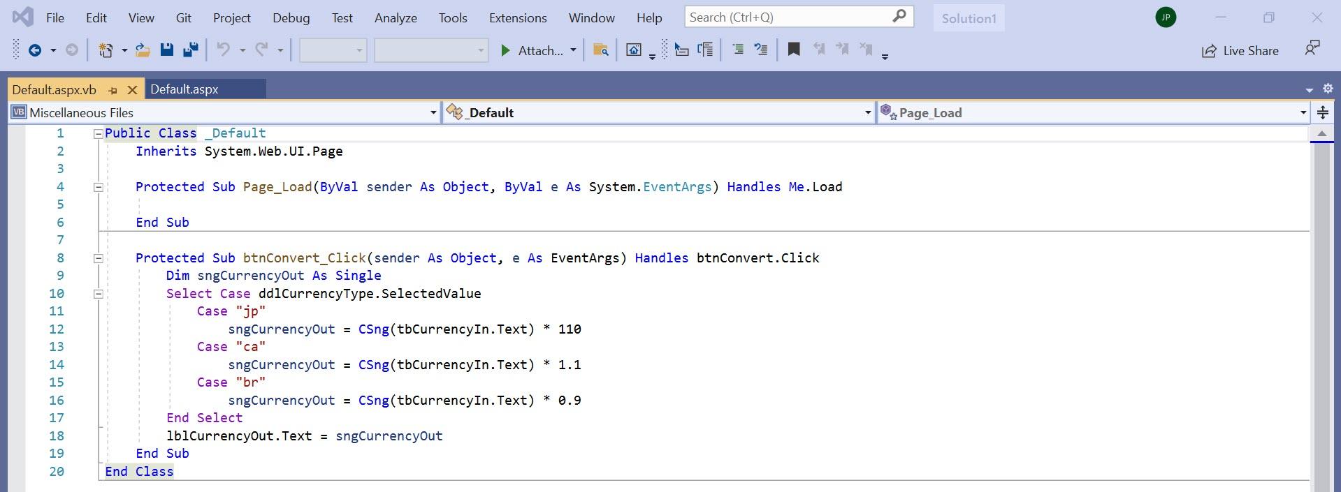 Solved i. Add one more button web control to the | Chegg.com