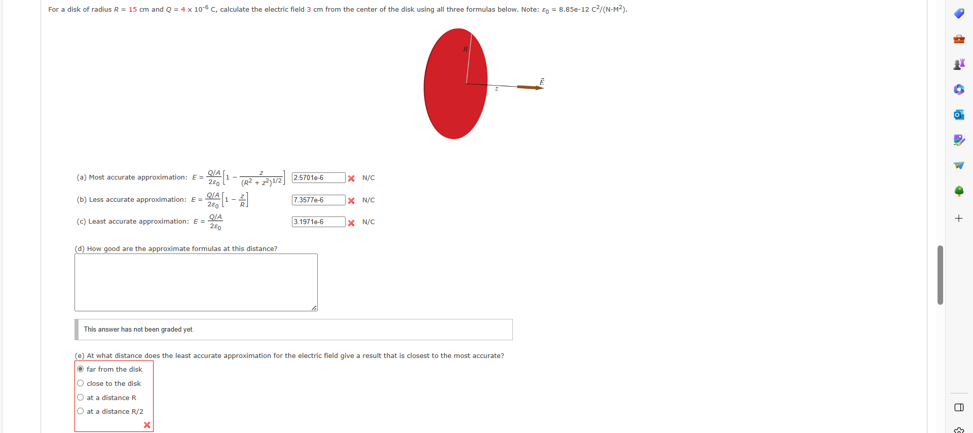 Solved (a) Most accurate approximation: | Chegg.com