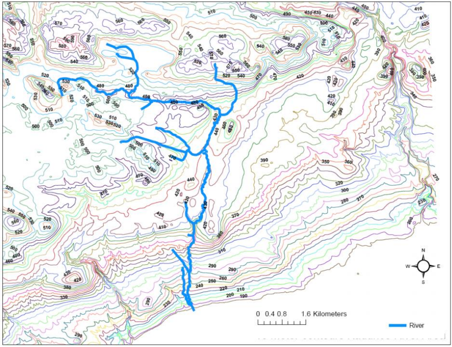 Solved watershed delineation and placing | Chegg.com