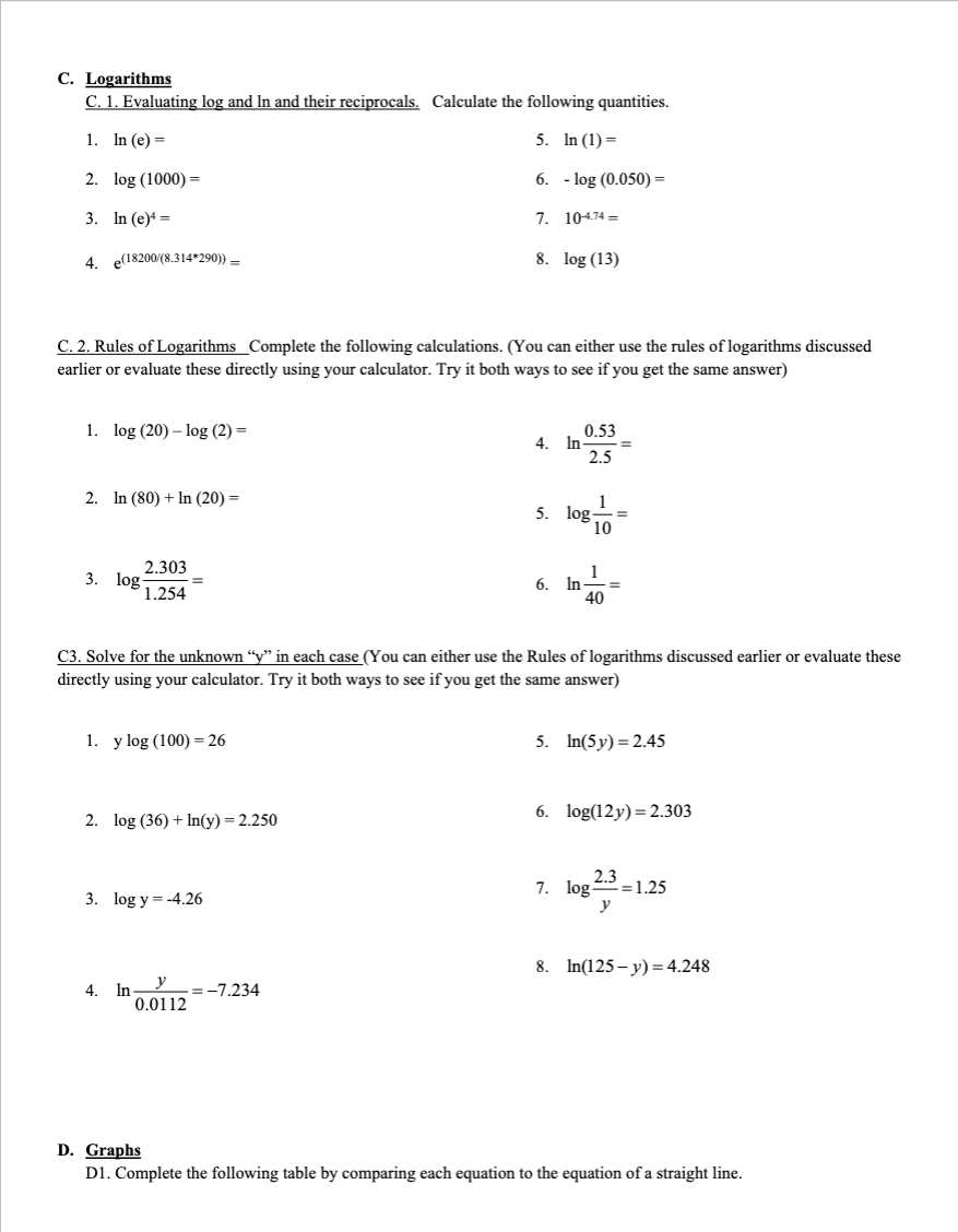 Solved A. Simple Algebra Solve for the unknown (v) in each | Chegg.com