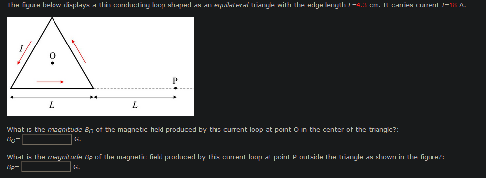 Solved The figure below displays a thin conducting loop | Chegg.com